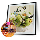 Butterfly Basket 5D Diamond DIY Painting Craft Kit Home Decor