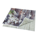 5X3ft Wooden Floor &Flower Photography Backdrop Studio Prop Photo Backgroun