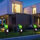 RGB+White LED Outdoor Flower Fairy Solar Lawn Lamp Courtyard Garden Lights
