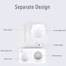 Double Cat Dog Bowls Elevated Pet Food Water Bowl Raised Elevated Adjustabl