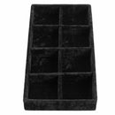 8 Grid Velvet Jewelry Ring Earrings Display Box Tray Holder Storage Showcas