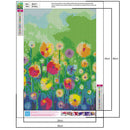 Vibrant Flower Diamond Painting DIY Full Round Drill 5D Needlework (B2417)