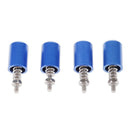 Premium 4pcs M3/M4 CPU Water Cooling Block Installation Mounting Screw Blue