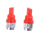 2pcs T10 6-SMD 5630 LED Bulb Wedge Light for Car Motorcycle Boat Red