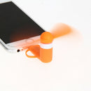 Portable 2 in 1 Cell Phone Mini Electric Fan Cooling Cooler 5Pcs
