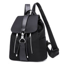 Fashion Waterproof Oxford PU Leather Backpack Girls School Bag Shoulder Bag G8N9