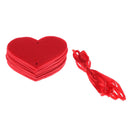 Love Heart Curtain Non-woven Garland Flags Banner Wedding Supply House Deco OZ