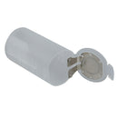 Transparent White 2 AA into D Cell Holder Case Batteries Converter