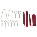 Car Trim Removal Tool Kit Panel Door Pry Dash Interior Clip Set 14Pcs Red