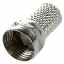 15 Pcs RG6 F-Type Twist-On Coax Coaxial Cable RF Connector Male for CCTV Ca T8J5