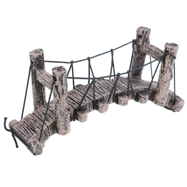 1PC Bridge Decoration for Aquarium Ornaments Fish Tank Landscape Curved Brid OZ
