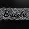 1PC Bride To Be white Lace Sash Hens Night Wedding Shower Bachelorette!NJClj