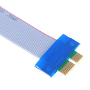 PCI-E Express 1X Riser Card Extender Extension Ribbon Flexible Ca JR