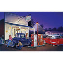 5D DIY Full Drill Square Diamond Painting Gas Station Cross Stitch Mosaic