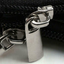 Multifunctional PU Leather Cosmetic Bag Makeup Brush Storage Bags (Black) A