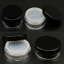 1pc 50g Plastic Loose Powder Jar Powder Puff Boxes Container Cosmetic AU Em S8Y5