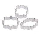 3pcs Fondant Cookie Cutters Stainless Steel Baking Tools Cakes Decor Tool