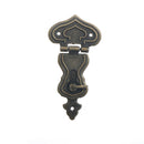 Retro Style Bronze Tone Heart Shape Jewelry Box Latch Lock Zinc Alloy Bronze JR