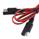 Solar Battery Gender Adapter Cables 18AWG DC SAE Plug Male to Male Extension