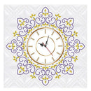 Special Shaped Diamond Embroidery Flower Wall Clock 5D Diamond Painting CrosB3D4