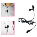 Pro Mini USB Microphone With Collar Clip Black For GoPro Hero4/3+/