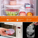 Silicone Stretch Lids,12 Pack Reusable Durable And Expandable Lids To Keep