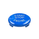 For BMW E90 M3 Engine Start + Steering Wheel M Button Replace Cover (Blue)