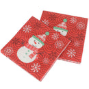 20pcs/Set Snowman Printing Napkins Xmas Napkins Christmas Napkins Party de- 3C