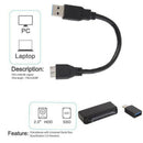 USB 3.0 To SATA Adapter Converter Cable For 2.5 3.5 External Hard Drive HDD SMO