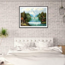 5D DIY Full Drill Diamond Painting Landscape Cross Stitch Craft Kit (W1665)
