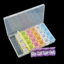 28 Grids Plastic Craft Organizer Case Diamond Storage Box Adjustable Storag