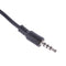 USB Male to 3.5mm Audio Stereo Headphone Jack Plug Cable For MP3 MP4 Black Hot
