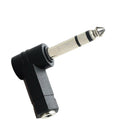 Right-Angle 3.5mm 1/8 Stereo Female to 6.35mm 1/4 Male Audio Adapter Jack
