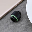 10mm G1/4 External Thread Hose Connector for PC Water Cooling(Black) A