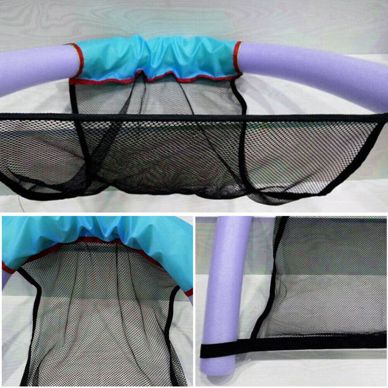 Children Swimming Floating Chair Pool Bed Seat Kids Float Ring Noodle Net