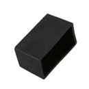 Rubber Square Furniture Desk Foot Cover Cap 20mmx40mm 10Pcs J7Z1