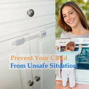 8pcs Child Safety Drawer Door Cabinet Lock Protector Kids Security Lock