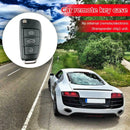 Car Remote Key Shell 3 Button Flip Folding Key Case Blank for Audi A3 A4 A6