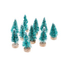 10PCS DIY Christmas Mini Trees Desktop Home Decor Christmas DecorationKidsGiftME