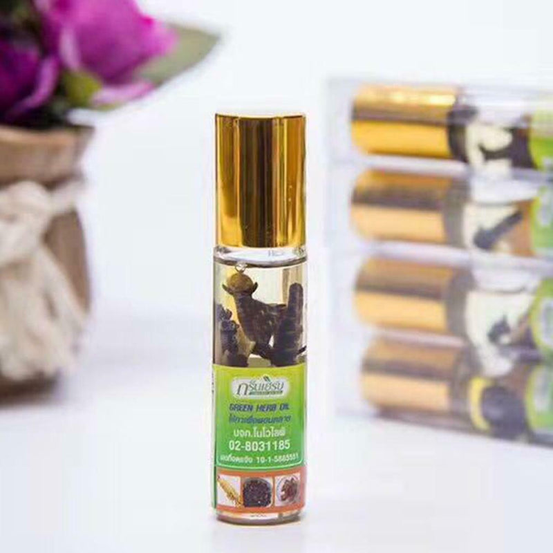 Thai green herb peppermint oil to wake up carsick refreshing oil beads 8ml