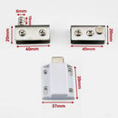 2 pairs Stainless steel Pair Glass Clamp Door Pivot Hinge Set for 5-8mm QHE