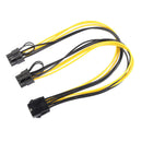 MagiDeal 18AWG PCIe PCI Express 8pin to Dual 8pin GPU Video Card Power Cable