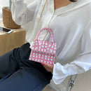 Fashion Printed Women Shoulder Bag PU Leather Chain Mini Totes Handbag (1)