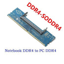 Laptop DDR4 RAM to Desktop Adapter Card Memory Tester SO DIMM DDR4 Converter Fav