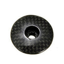 6 g Bicycle Headset Stem Cover Black Carbon Fiber   Handlebar Top Cap JR
