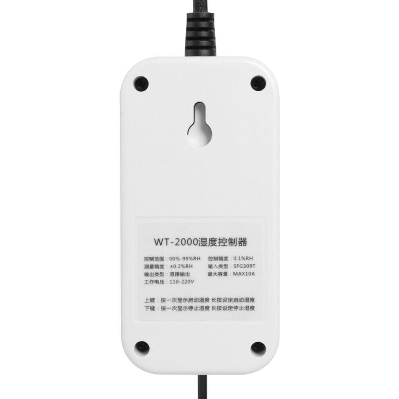 110-220V Digital Humidity Controller Moisture Control Switch Socket (EU)