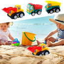 6pcs/Set Mini Cartoon Cars Models Pull Back Engineering Truck Toys Kid Gift