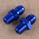 2PCS AN6 1/4NPS Transmission Oil Cooler Adapter Fit For Turbo 350 400 4L60E 200R