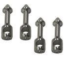4 Stainless Steel Spear Band Wishbone Insert Fishing Spear Nail Barbed   Fork