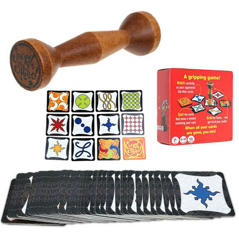 Jungle Speed Card Game for Party Family Kids Fun Gripping Cards Be the Winnerlj